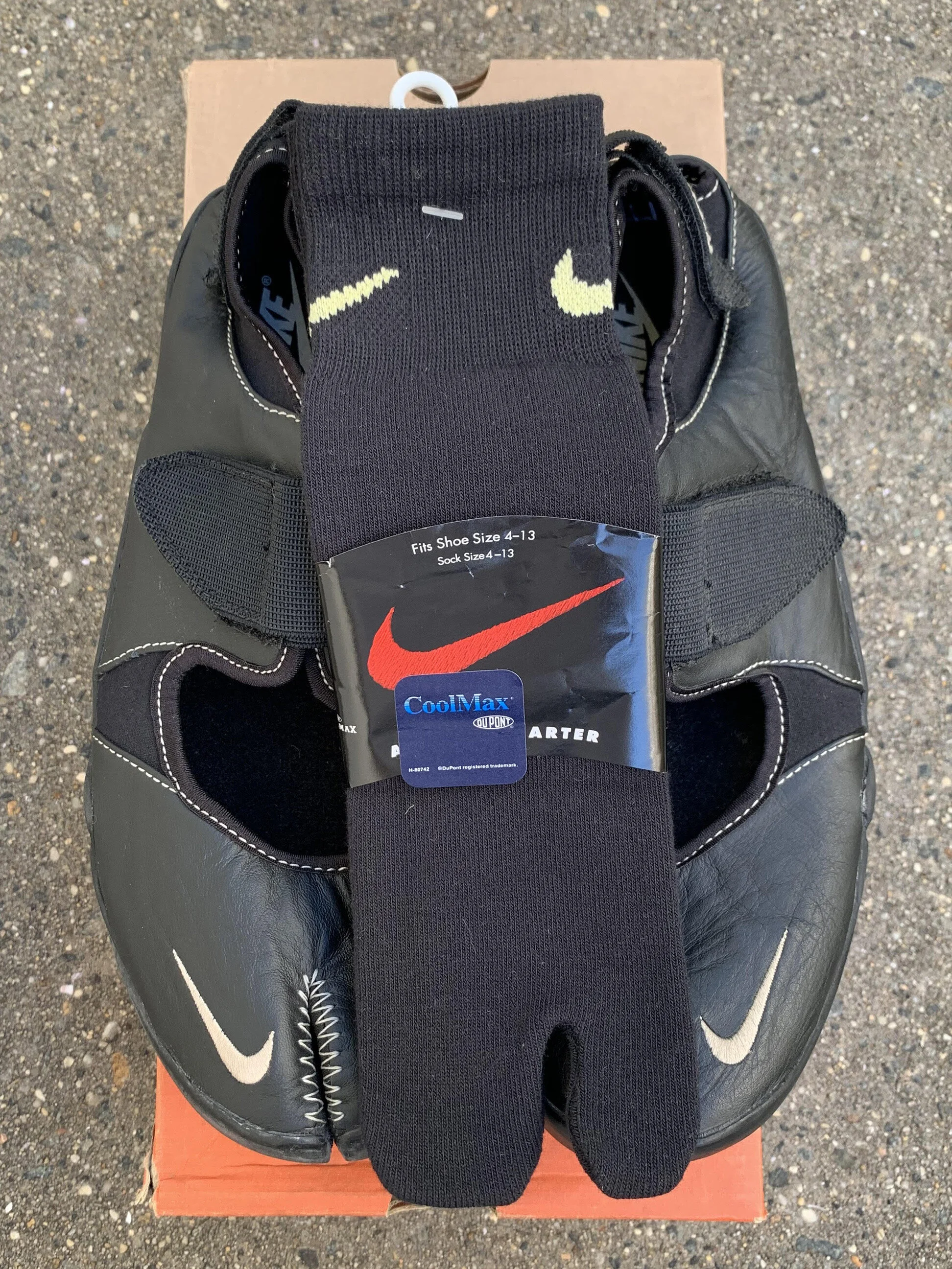 Nike Air Rift Leather B Black / Chino (Size 10) DS — RootsBK